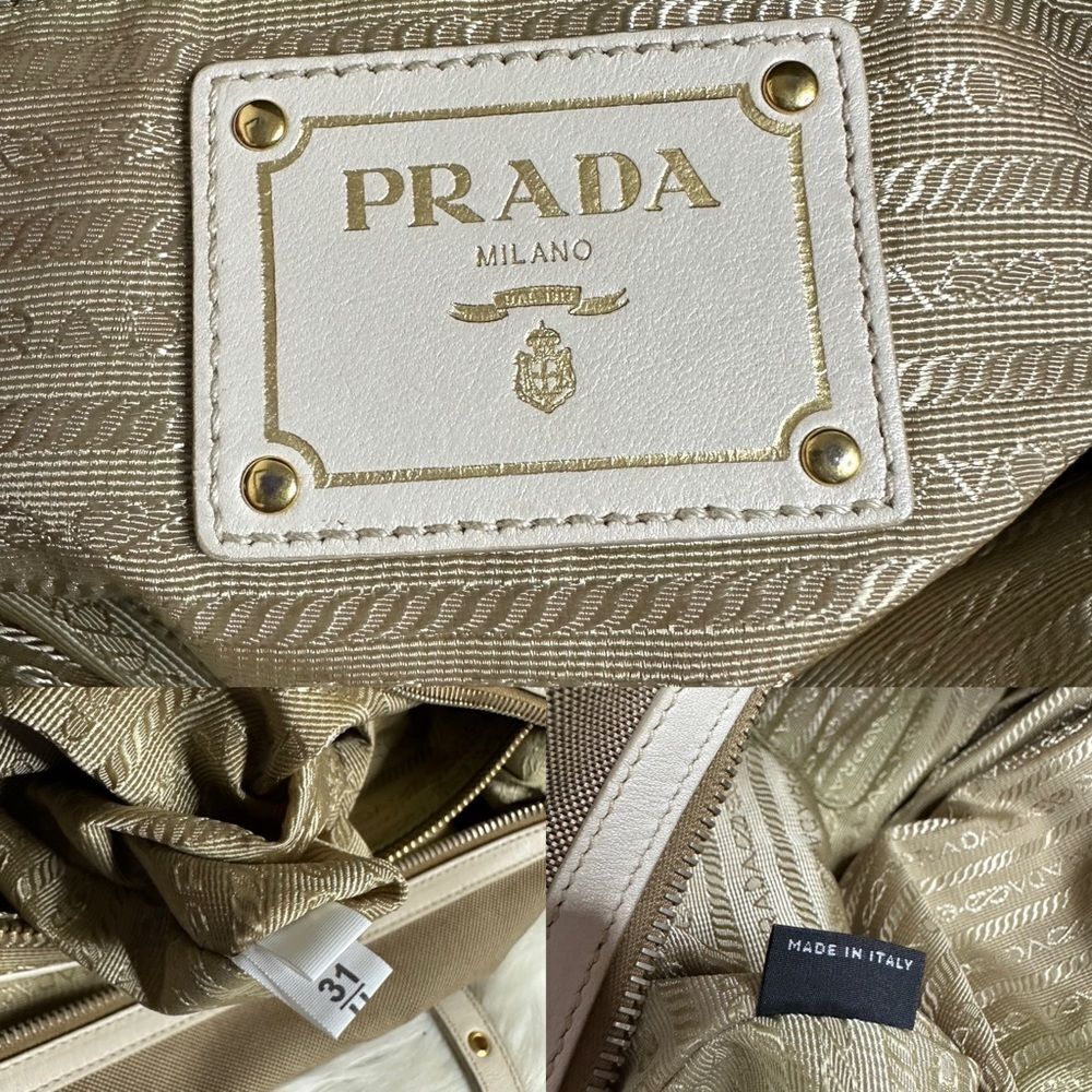 💯Authentic Prada Canapa Logo Handbag🍀 - Picture 10 of 17